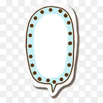 蓝色卡通对话框可爱-空若网 蓝色卡通对话框可爱-空若网