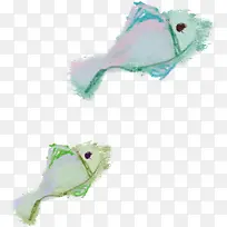 水彩小鱼手绘素材-空若网 水彩小鱼手绘素材-空若网