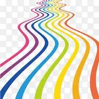 彩色波浪线-空若网 彩色波浪线-空若网