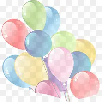 卡通气球多彩气球素材-空若网 卡通气球多彩气球素材-空若网