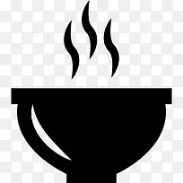 热食碗图标-空若网 热食碗图标-空若网