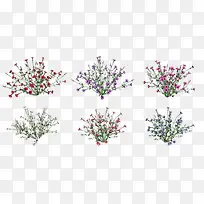 水彩花草素材花卉图案素材-空若网 水彩花草素材花卉图案素材-空若网