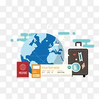 矢量旅行箱-空若网 矢量旅行箱-空若网