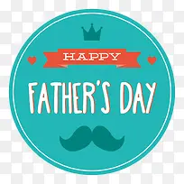 矢量圆形父亲节素材-空若网 矢量圆形父亲节素材-空若网
