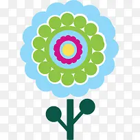 手绘彩色圆形花纹-空若网 手绘彩色圆形花纹-空若网