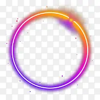 彩色光效圆形装饰-空若网 彩色光效圆形装饰-空若网