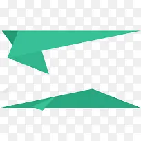 绿色几何促销标签-空若网 绿色几何促销标签-空若网