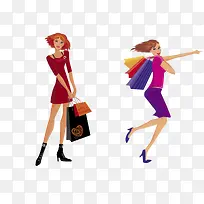 卡通时尚女士-空若网 卡通时尚女士-空若网