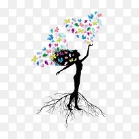 创意人物树-空若网 创意人物树-空若网