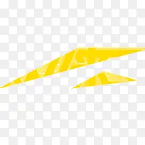 黄色纹理卡通三角形-空若网 黄色纹理卡通三角形-空若网