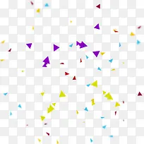 彩色手绘飘浮三角形-空若网 彩色手绘飘浮三角形-空若网