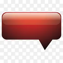 红色简单矢量复古按钮-空若网 红色简单矢量复古按钮-空若网