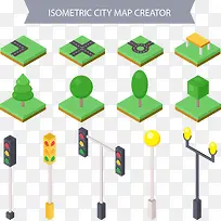 矢量城市元素素材-空若网 矢量城市元素素材-空若网
