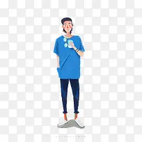 创意手绘帅气男孩-空若网 创意手绘帅气男孩-空若网