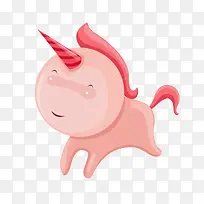 红色可爱独角兽-空若网 红色可爱独角兽-空若网