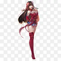 红色可爱花朵服饰-空若网 红色可爱花朵服饰-空若网