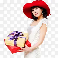 可爱红色礼帽女生-空若网 可爱红色礼帽女生-空若网