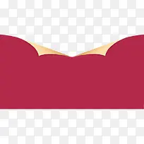 红色可爱卡通场景-空若网 红色可爱卡通场景-空若网