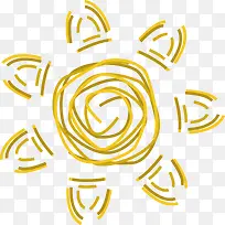 卡通手绘精美太阳-空若网 卡通手绘精美太阳-空若网