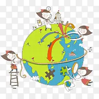 ��ͯ�廭-������