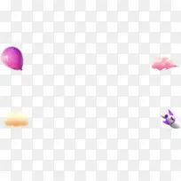 彩色漂浮云彩气球-空若网 彩色漂浮云彩气球-空若网