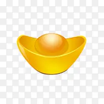 黄色可爱卡通元宝-空若网 黄色可爱卡通元宝-空若网