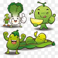 绿色蔬菜矢量-空若网 绿色蔬菜矢量-空若网
