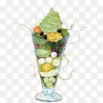 手绘冰淇淋-空若网 手绘冰淇淋-空若网