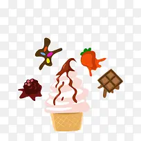 卡通冰淇淋-空若网 卡通冰淇淋-空若网