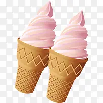 冰淇淋装饰设计矢量-空若网 冰淇淋装饰设计矢量-空若网
