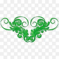 绿色时尚清新彩绘花纹-空若网 绿色时尚清新彩绘花纹-空若网