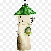 绿色清新绿树建筑-空若网 绿色清新绿树建筑-空若网