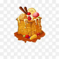 手绘卡通甜品-空若网 手绘卡通甜品-空若网