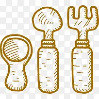 手绘餐具-空若网 手绘餐具-空若网