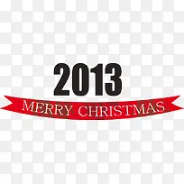 矢量装饰文字圣2013诞新年快乐-空若网 矢量装饰文字圣2013诞新年快乐-空若网