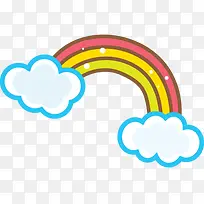 可爱云朵彩虹-空若网 可爱云朵彩虹-空若网
