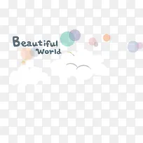 矢量手绘云朵-空若网 矢量手绘云朵-空若网