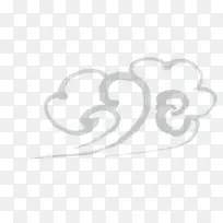 手绘简约云朵创意-空若网 手绘简约云朵创意-空若网