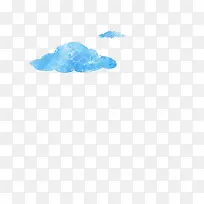 手绘云朵爱生活爱健康-空若网 手绘云朵爱生活爱健康-空若网