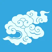 手绘白色简约云朵-空若网 手绘白色简约云朵-空若网