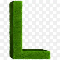 绿草字母l夏日-空若网 绿草字母l夏日-空若网