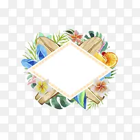 植物手绘标签-空若网 植物手绘标签-空若网