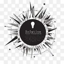 时尚几何形圆形矢量素材-空若网 时尚几何形圆形矢量素材-空若网