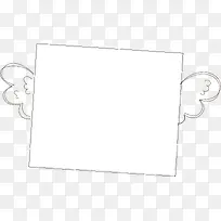 手绘翅膀边框-空若网 手绘翅膀边框-空若网