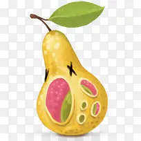卡通手绘梨子创意-空若网 卡通手绘梨子创意-空若网