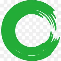 绿色创意圆形矢量虚线圆素材-空若网 绿色创意圆形矢量虚线圆素材-空若网