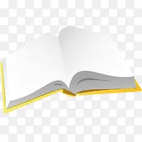 翻开的书png矢量素材-空若网 翻开的书png矢量素材-空若网