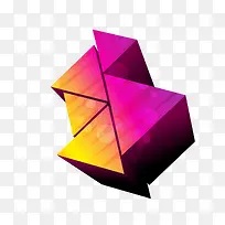 彩色立体三角形-空若网 彩色立体三角形-空若网