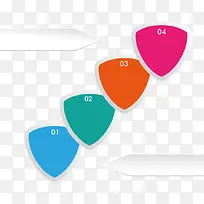 矢量立体箭头三角形-空若网 矢量立体箭头三角形-空若网