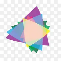 炫彩三角形图形-空若网 炫彩三角形图形-空若网